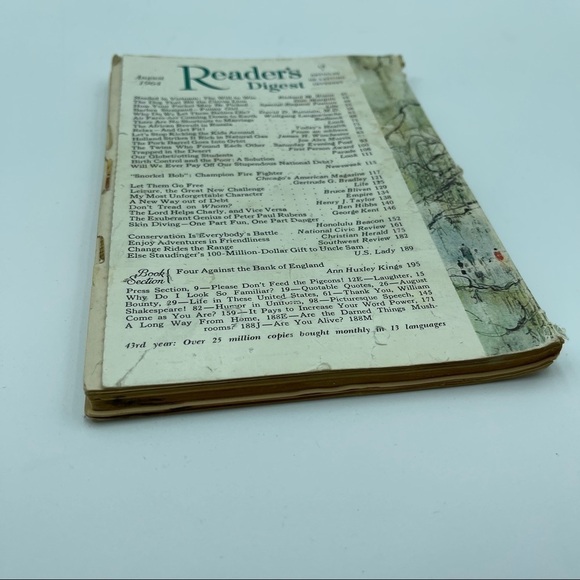 Reader's Digest August 1964 Issue - Picture 9 of 9